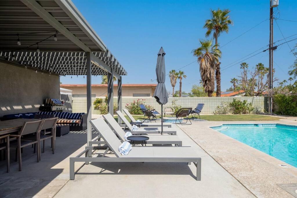 Relax At The 3Br Tranquil Oasis In Palm Springs Villa Exteriör bild